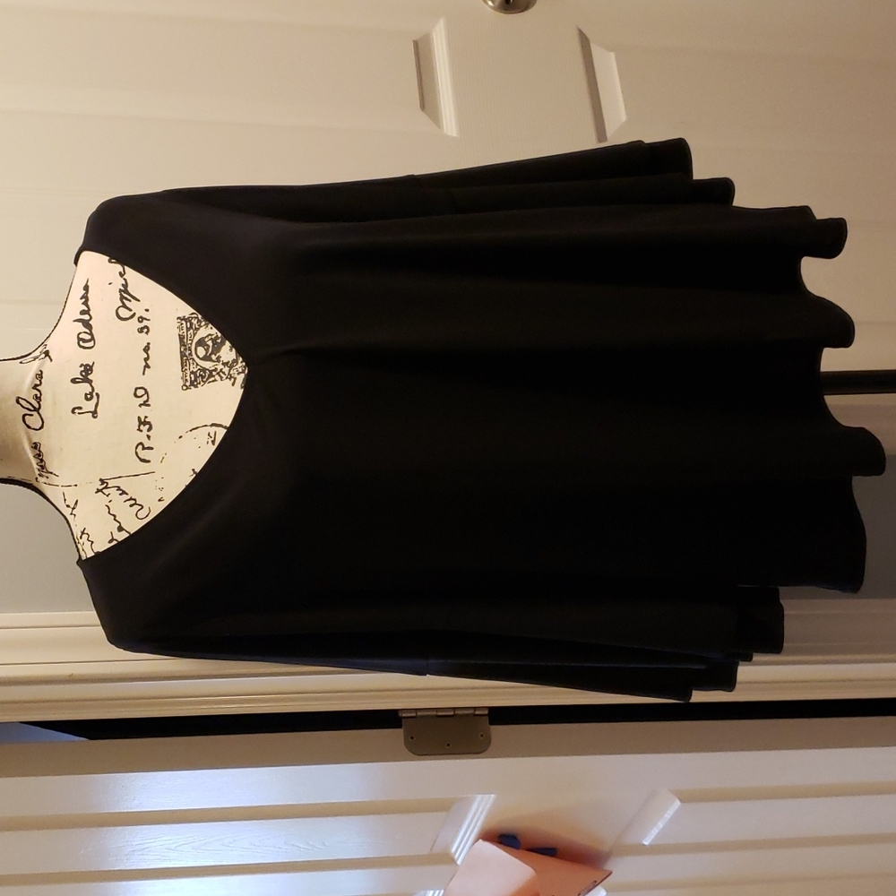 Lane Bryant Women's 14/16 Black Blouse
